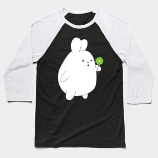 cute rabbit with flower Baseball T-Shirt